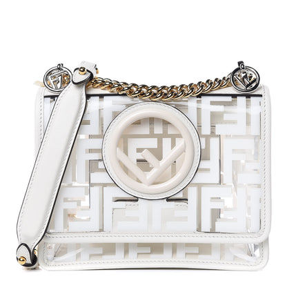 Fendi TPU FF Vitello Century F is Fendi Small Kan I Shoulder Bag White 1 of 9
