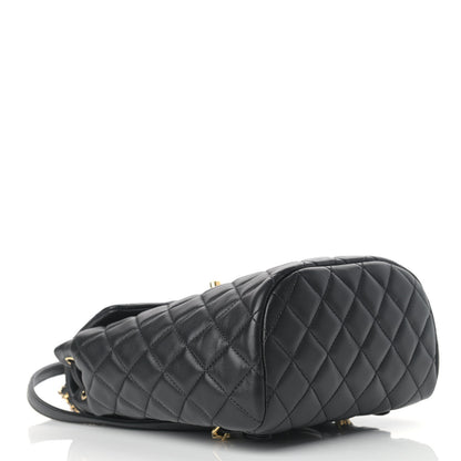 Chanel Lambskin Quilted Small Urban Spirit Backpack Black 4 of 11