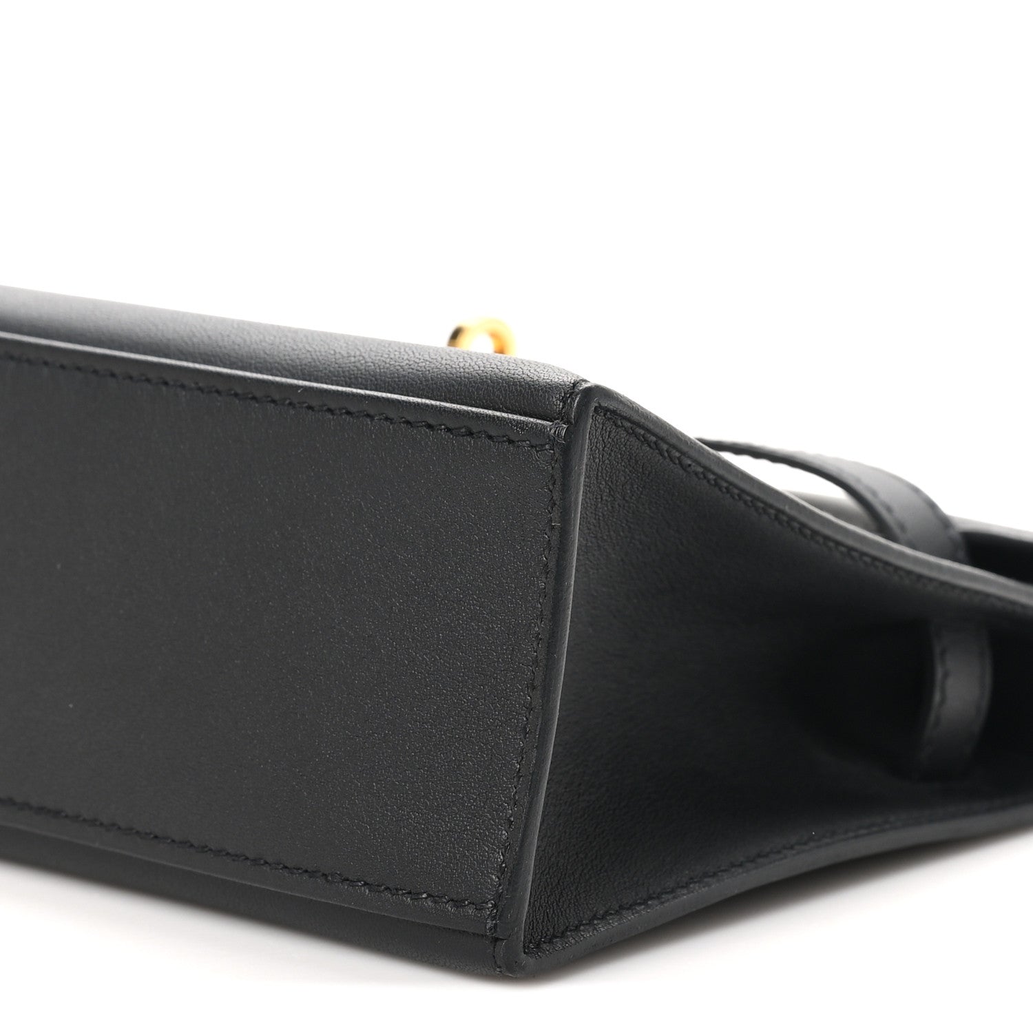Hermes Swift Kelly Pochette Clutch Black 10 of 11