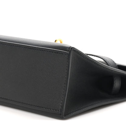 Hermes Swift Kelly Pochette Clutch Black 10 of 11