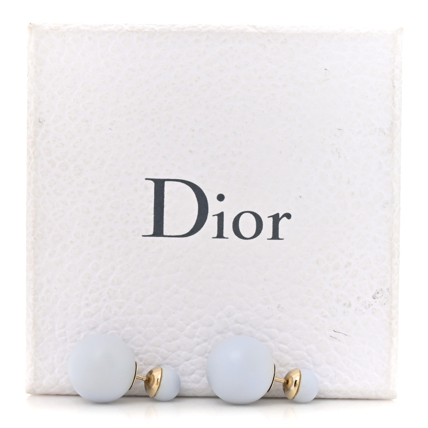 Christian Dior Mise En Dior Tribal Earrings Matte Blue 5 of 5