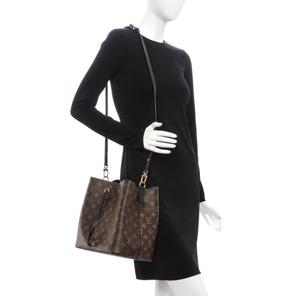 Louis Vuitton Monogram Neonoe MM Black 2 of 7