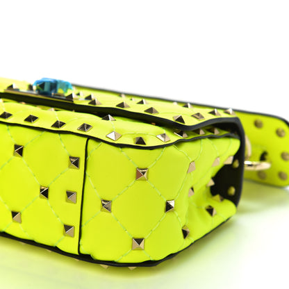 Valentino Garavani Calfskin Mini Rockstud Spike Shoulder Bag Lime 8 of 8