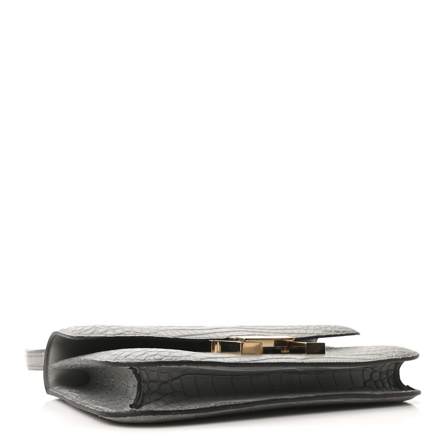 Matte Alligator Constance 1-Elan Gris Cement