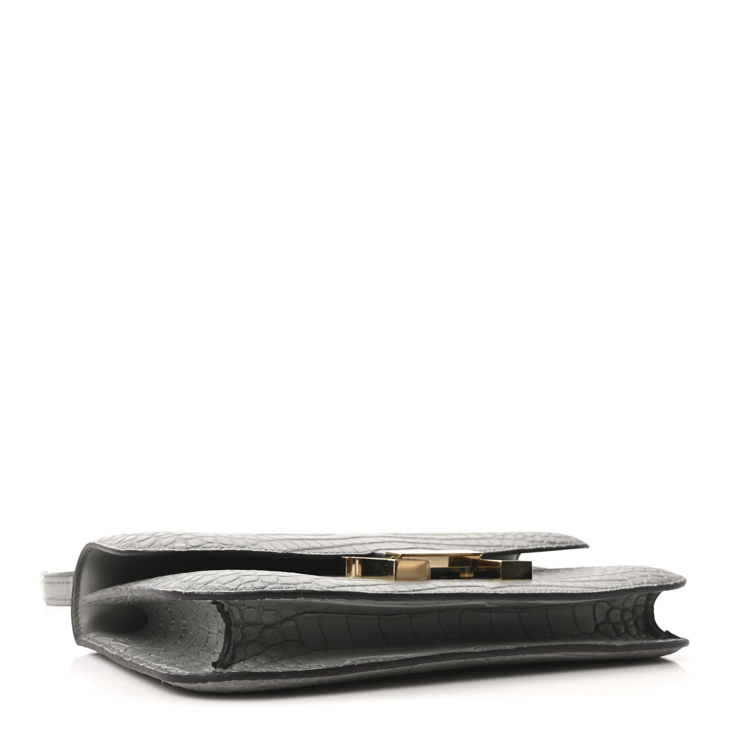 Hermes Matte Alligator Constance 1-Elan Gris Cement 5 of 12