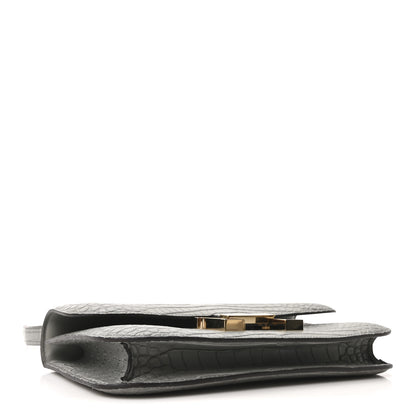 Hermes Matte Alligator Constance 1-Elan Gris Cement 5 of 12