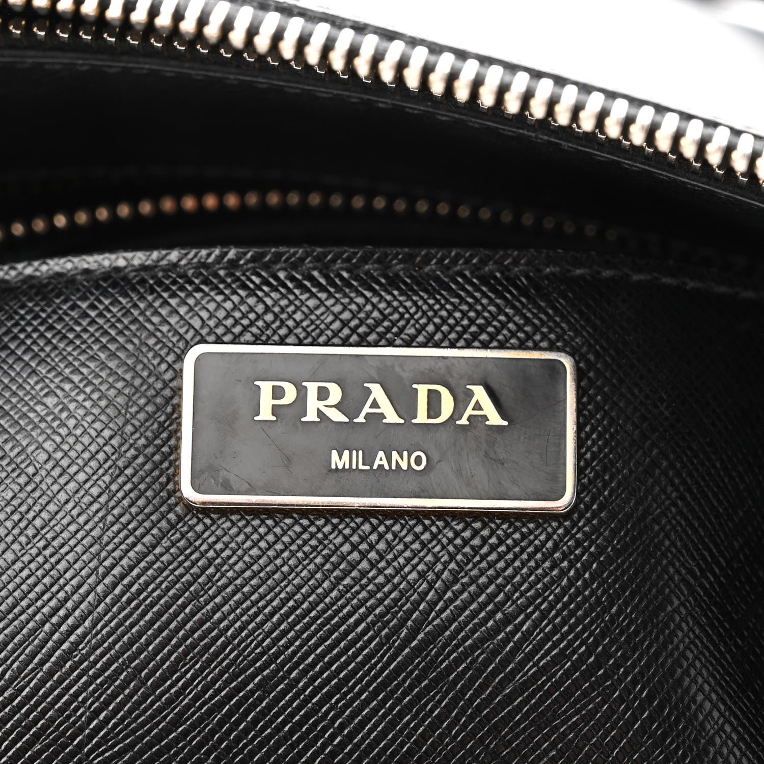 Prada Saffiano Medium Galleria Double Zip Tote Black 6 of 9