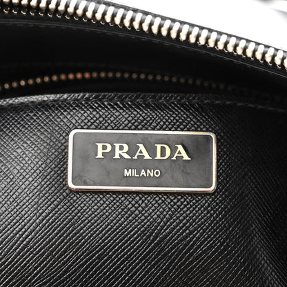 Prada Saffiano Medium Galleria Double Zip Tote Black 6 of 9