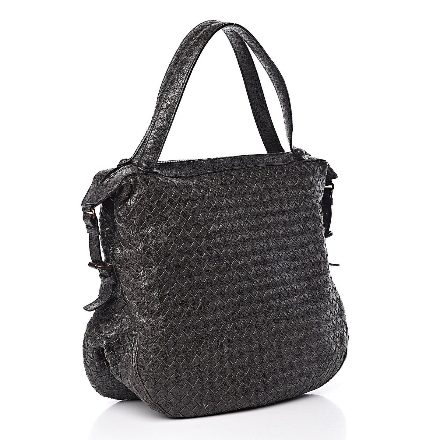 Goatskin Intrecciato Belly 76 Bag Matita