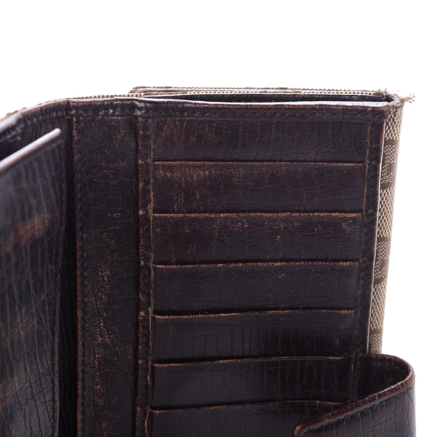 Gucci Monogram Hasler Continental Wallet Dark Brown 14 of 23