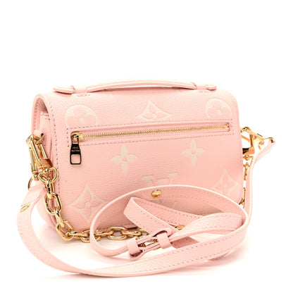 Louis Vuitton Empreinte Monogram Giant Pochette Metis East West Pink Beige 3 of 9