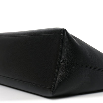 Valentino Garavani Grained Calfskin Rockstud Shoulder Tote Black 9 of 9
