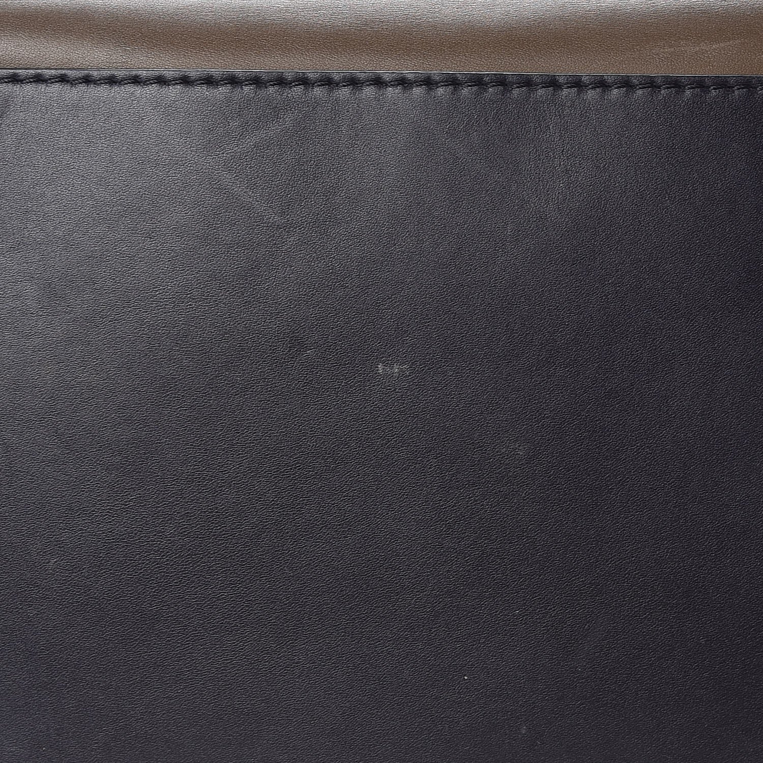 Celine Satin Calfskin Mini Tri-Color Luggage Anthracite 9 of 12