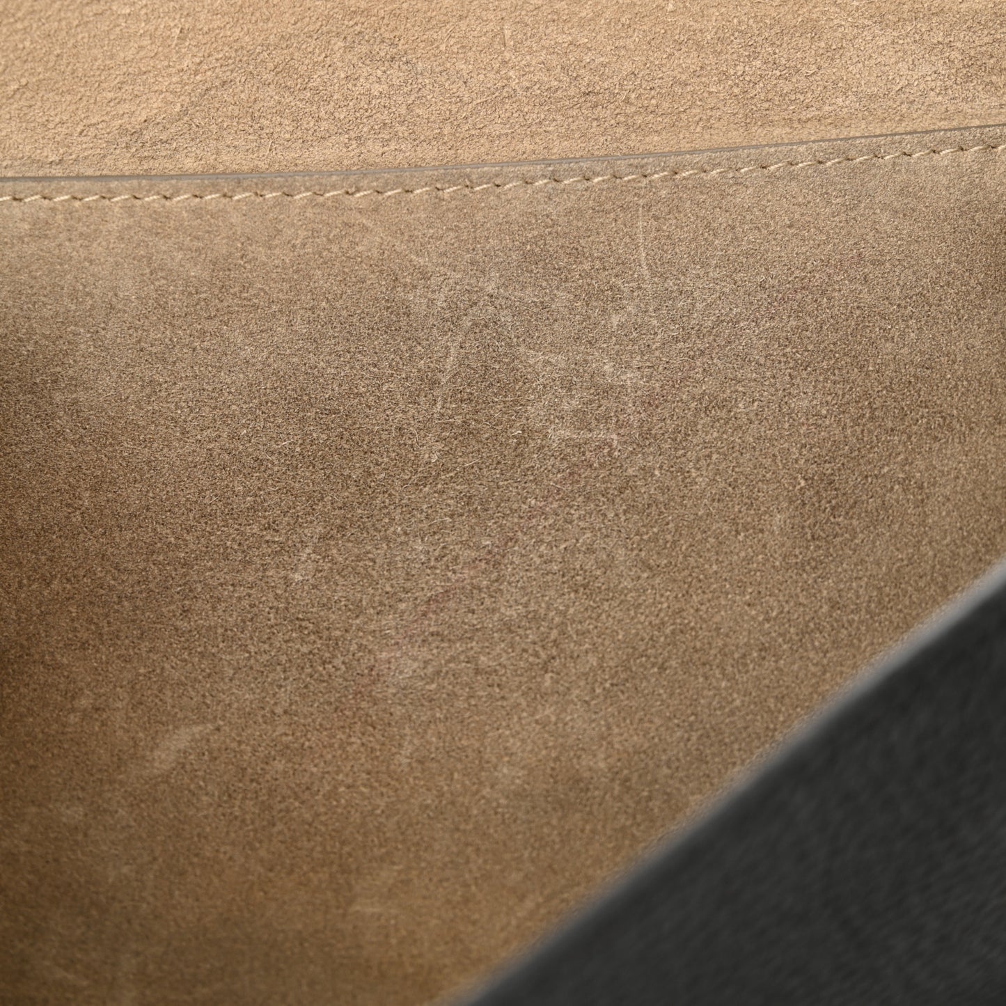 Grained Lambskin Drew Shoulder Bag Black