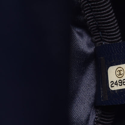 Chanel Tweed Nylon Quilted Astronaut Essentials Backpack Navy 7 of 10