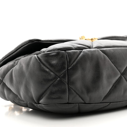 Chanel Lambskin Quilted Medium Chanel 19 Flap Black 8 of 10