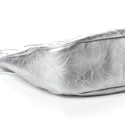 Chanel Metallic Crumpled Calfskin Small 31 Shopping Bag Silver 6 of 10