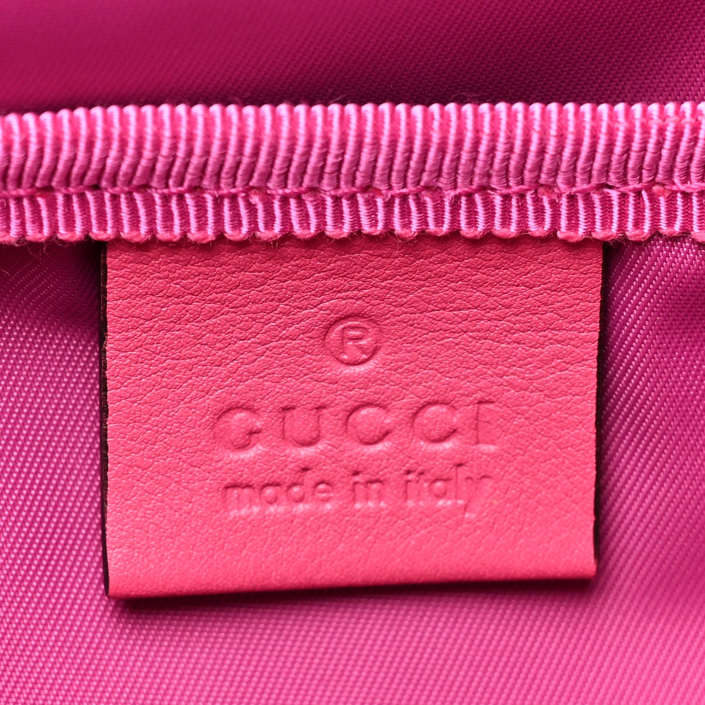 GG Supreme Monogram Rose Bud Diaper Bag Pink