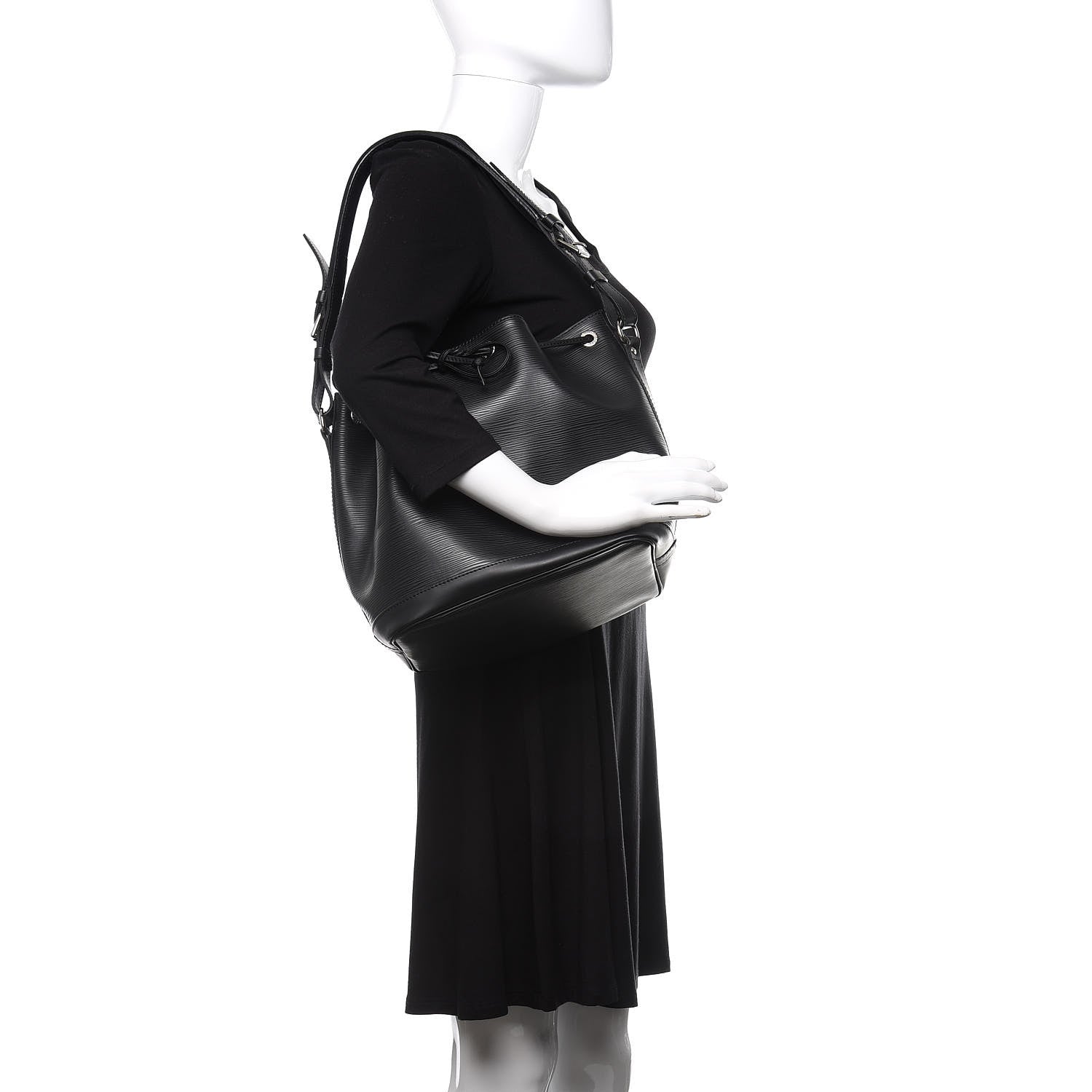 Louis Vuitton Epi Petit Noe NM Black 2 of 10