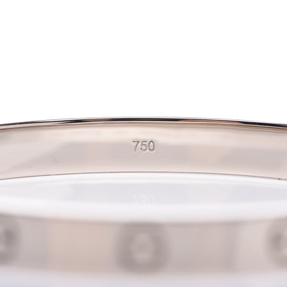 Cartier 18K White Gold LOVE Bracelet 17 4 of 7