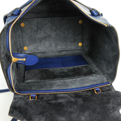 Celine Drummed Calfskin Small Belt Bag Indigo 5 of 7