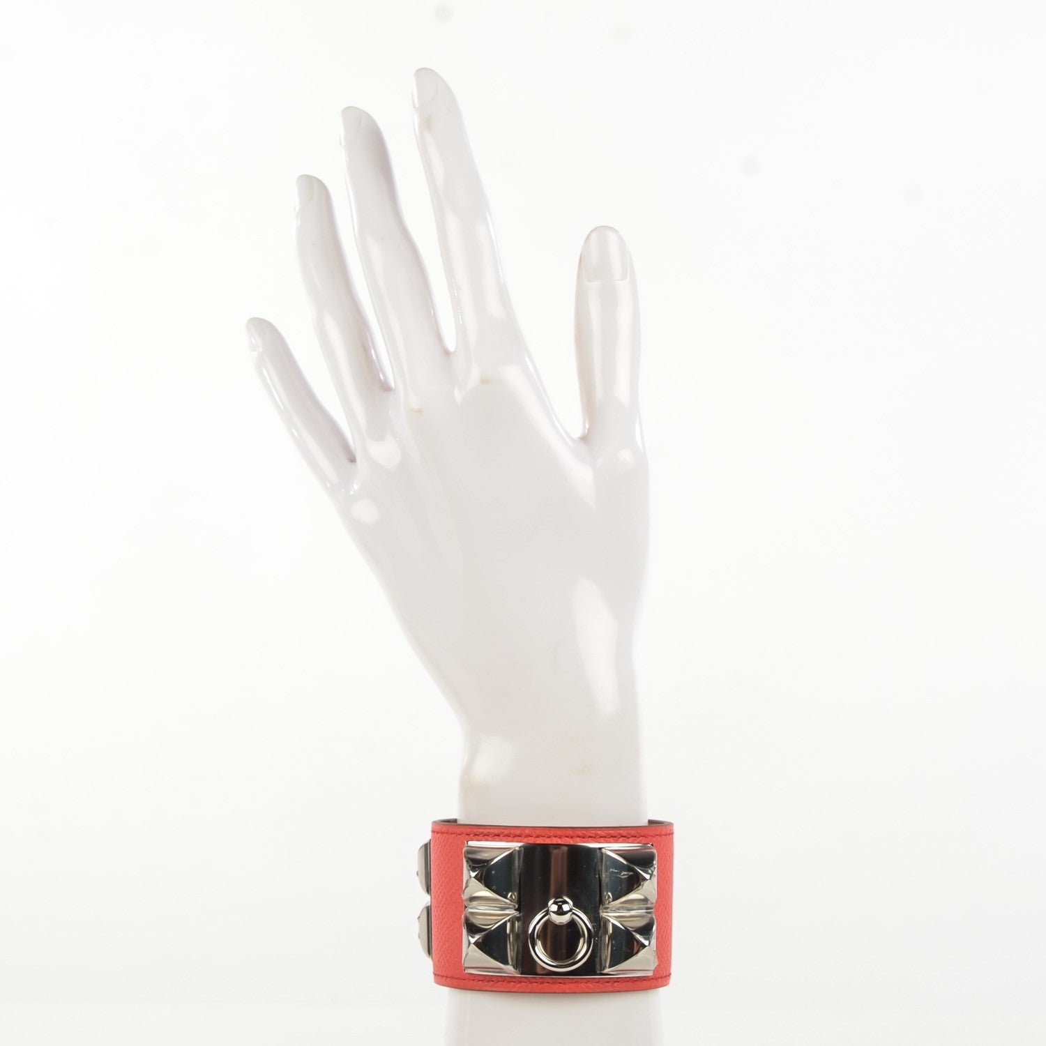 Hermes Epsom Collier de Chien CDC Bracelet S Rose Jaipur 2 of 7