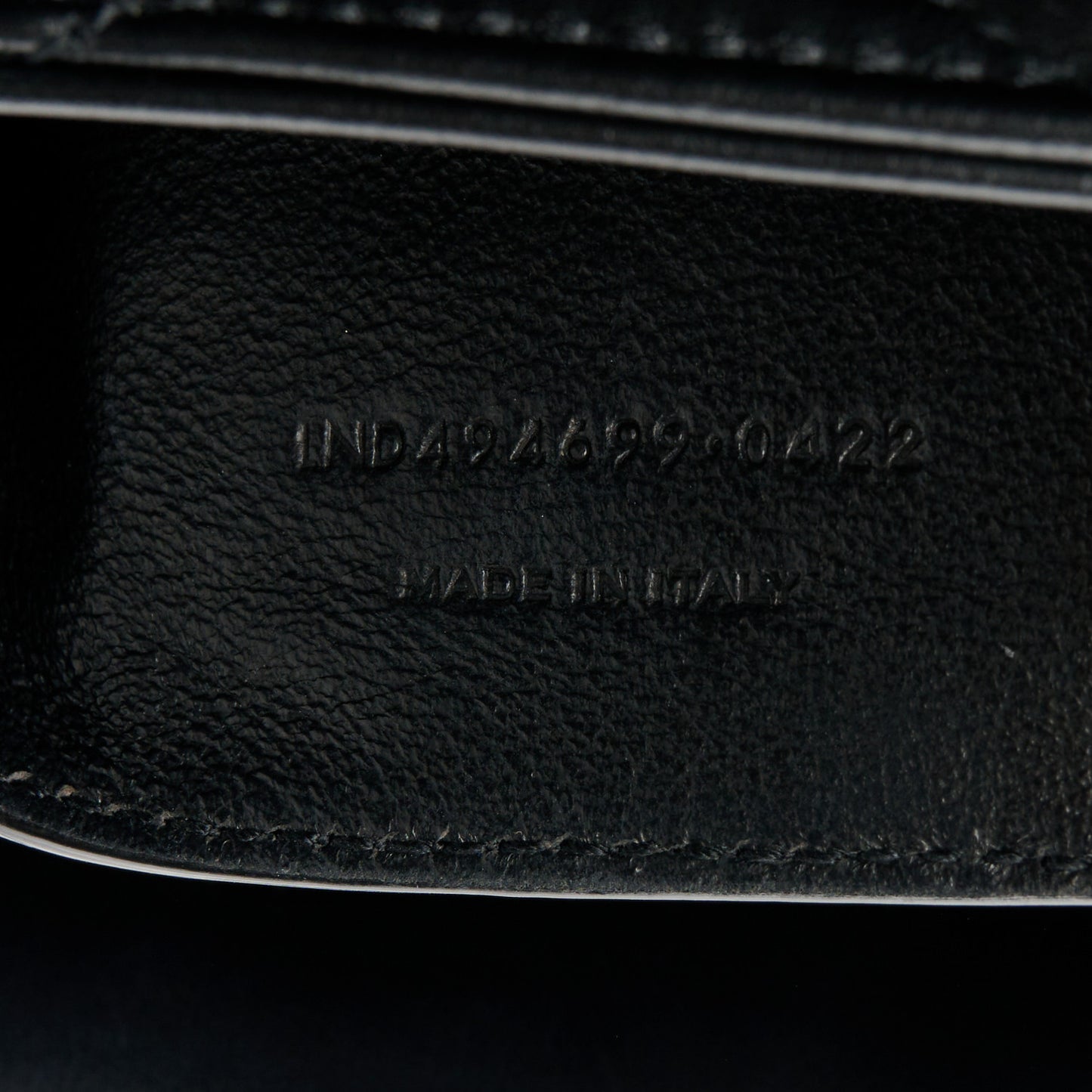 Calfskin Y Quilted Monogram Monochrome Small Loulou Chain Satchel Black