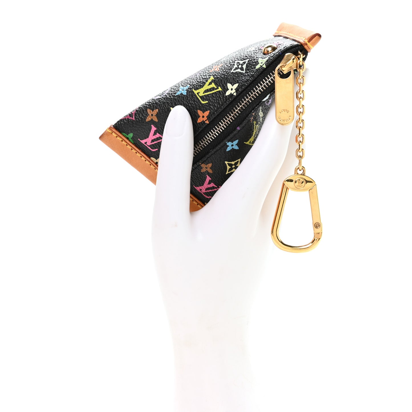 Monogram Multicolor Berlingot Coin Purse Black