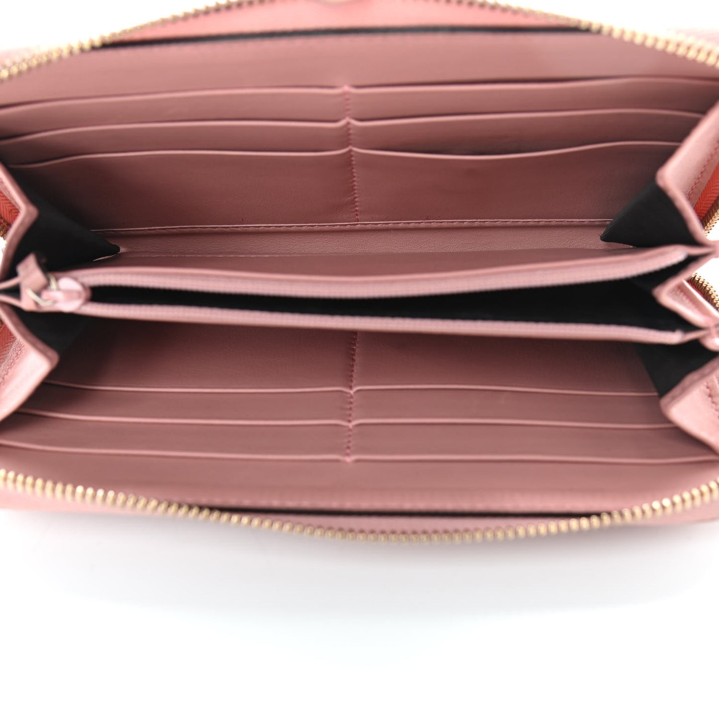 Microguccissima Zip Around Wallet Soft Pink