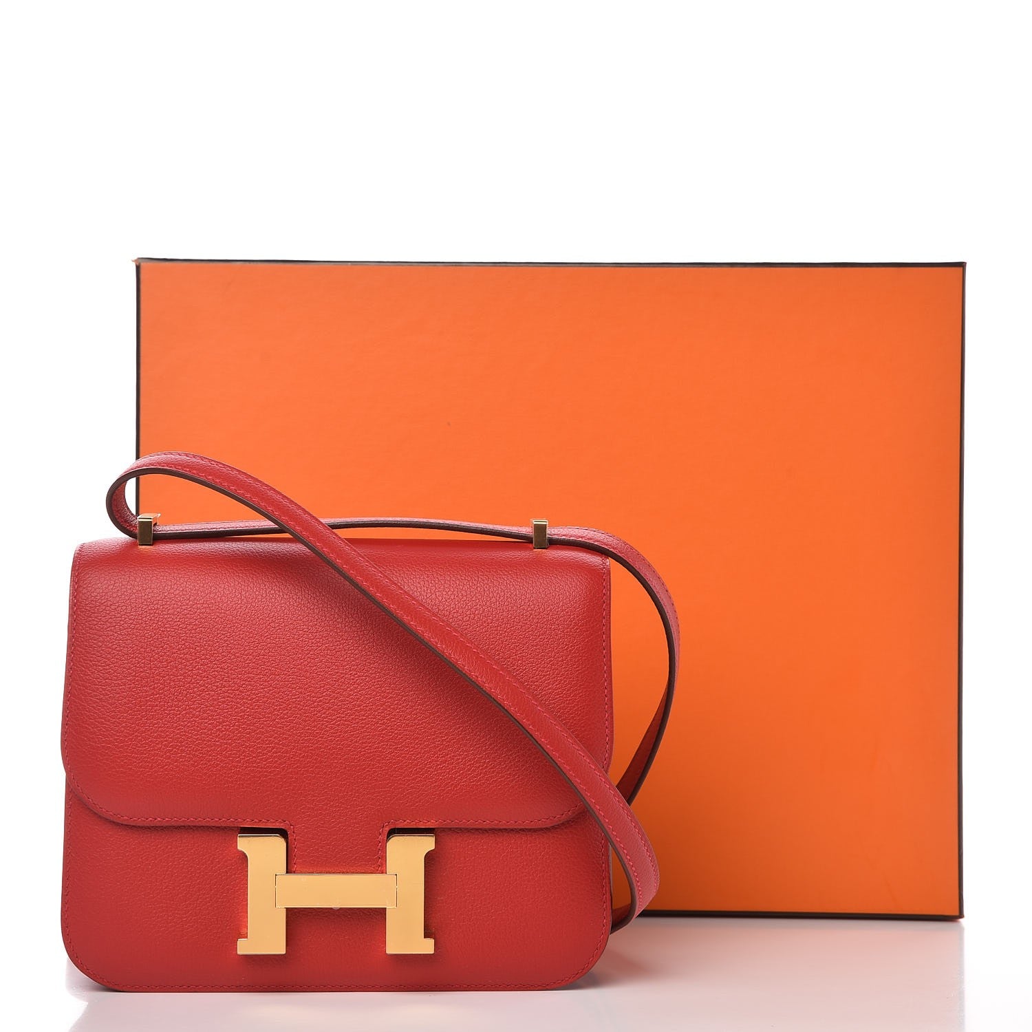 Hermes Evercolor Constance 18 Rouge Casaque 15 of 15