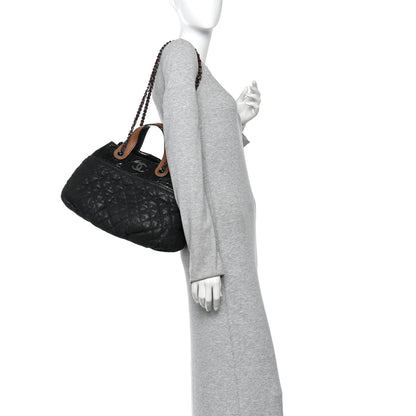 Chanel Iridescent Calfskin Small In The Mix Tote Dark Green 2 of 12