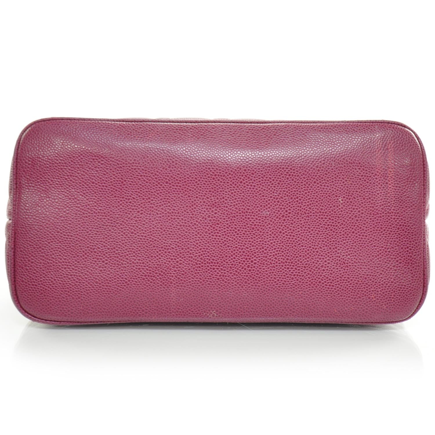 Chanel Caviar Medallion CC Tote Fuchsia GHW 5 of 10