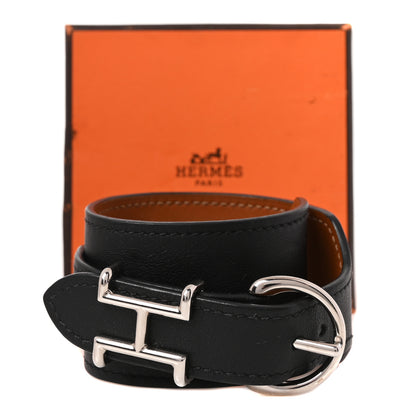 Hermes Swift Trench Cuff Bracelet T4 Black 6 of 6