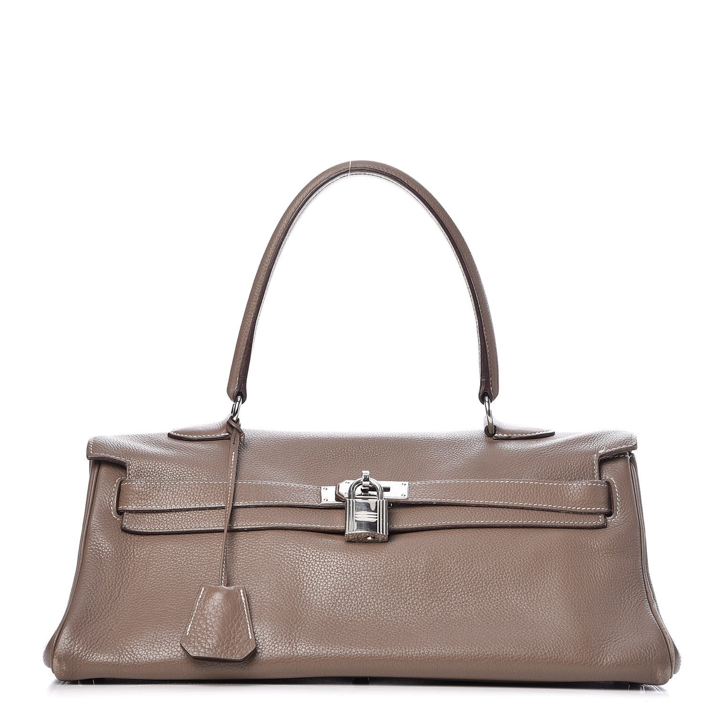 Taurillon Clemence Shoulder Kelly 40 Etoupe