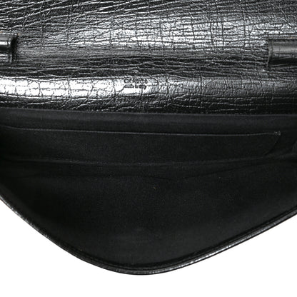 Gucci Monogram Bamboo Bar Clutch Black 5 of 9