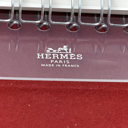 Hermes Togo Ulysse MM Notebook Cover Rouge Grenat 7 of 8