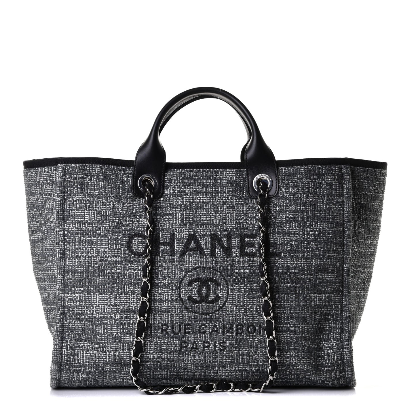 Canvas Medium Deauville Tote Charcoal