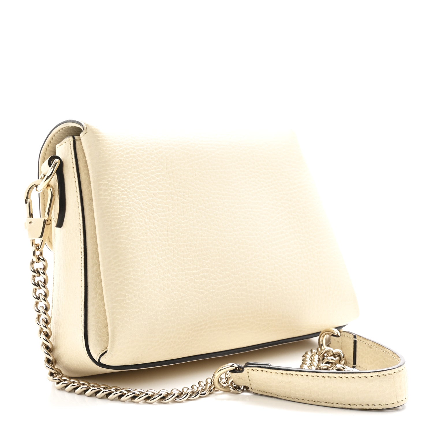 Gucci Dollar Calfskin Interlocking G Crossbody Bag Mystic White 3 of 13
