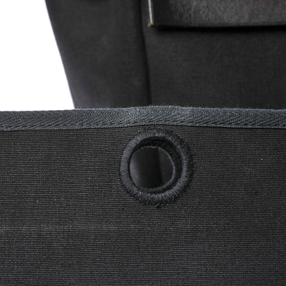 Hermes Toile Calfskin Herbag Cabas MM Black 11 of 14