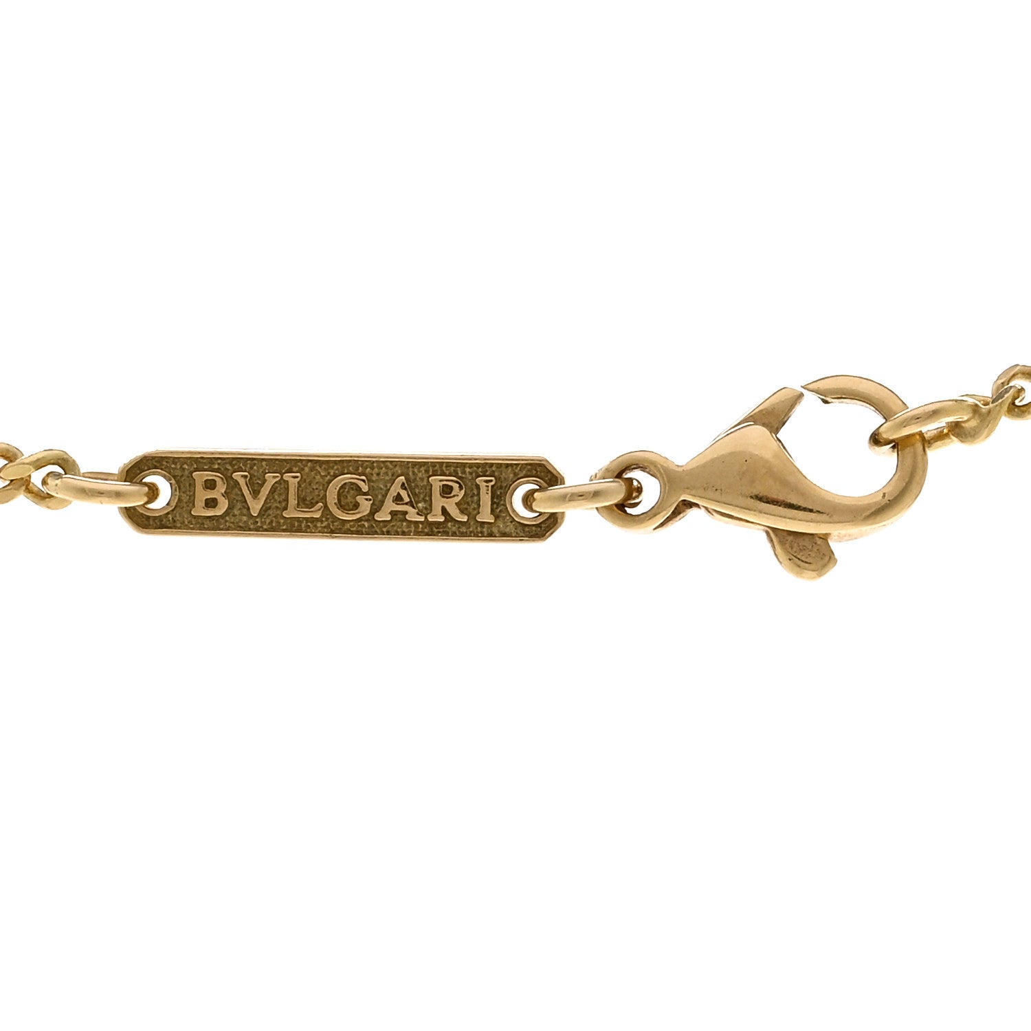 Bulgari 18K Yellow Gold Figaro Chain Necklace 16" 4 of 4
