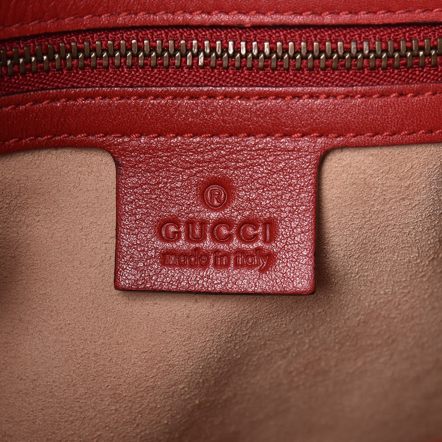 Gucci Calfskin Matelasse Medium GG Marmont Shoulder Bag Hibiscus Red 6 of 14