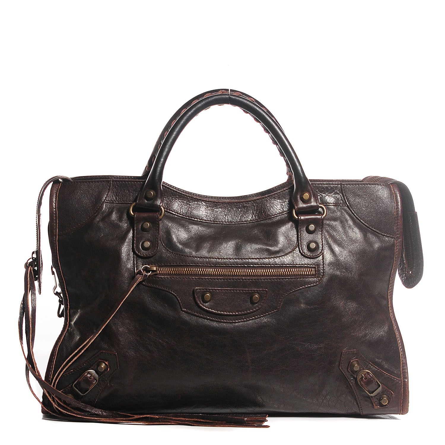 Balenciaga Chevre Classic Hardware City Chocolate 1 of 15