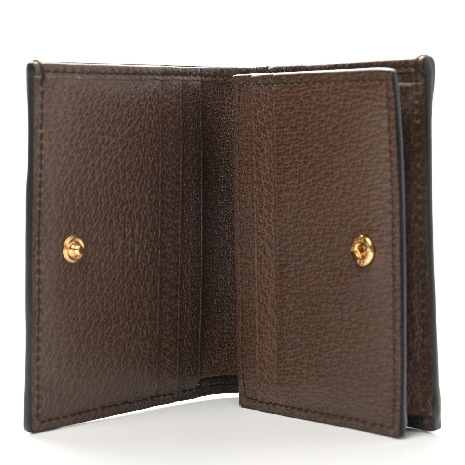 Gucci GG Supreme Monogram Web Ophidia Card Case Beige New Acero 5 of 9