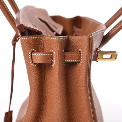 Hermes Togo Birkin 25 Gold 13 of 40