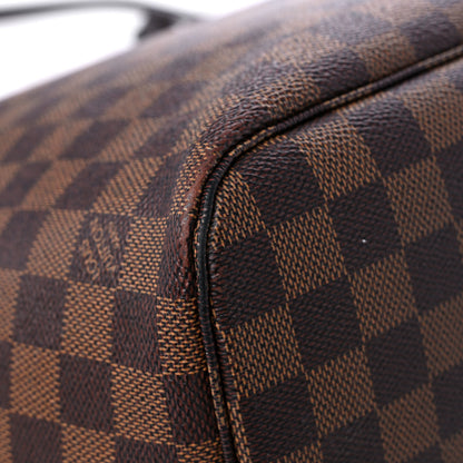 Louis Vuitton Damier Ebene Neo Neverfull MM Rose Ballerine 9 of 15