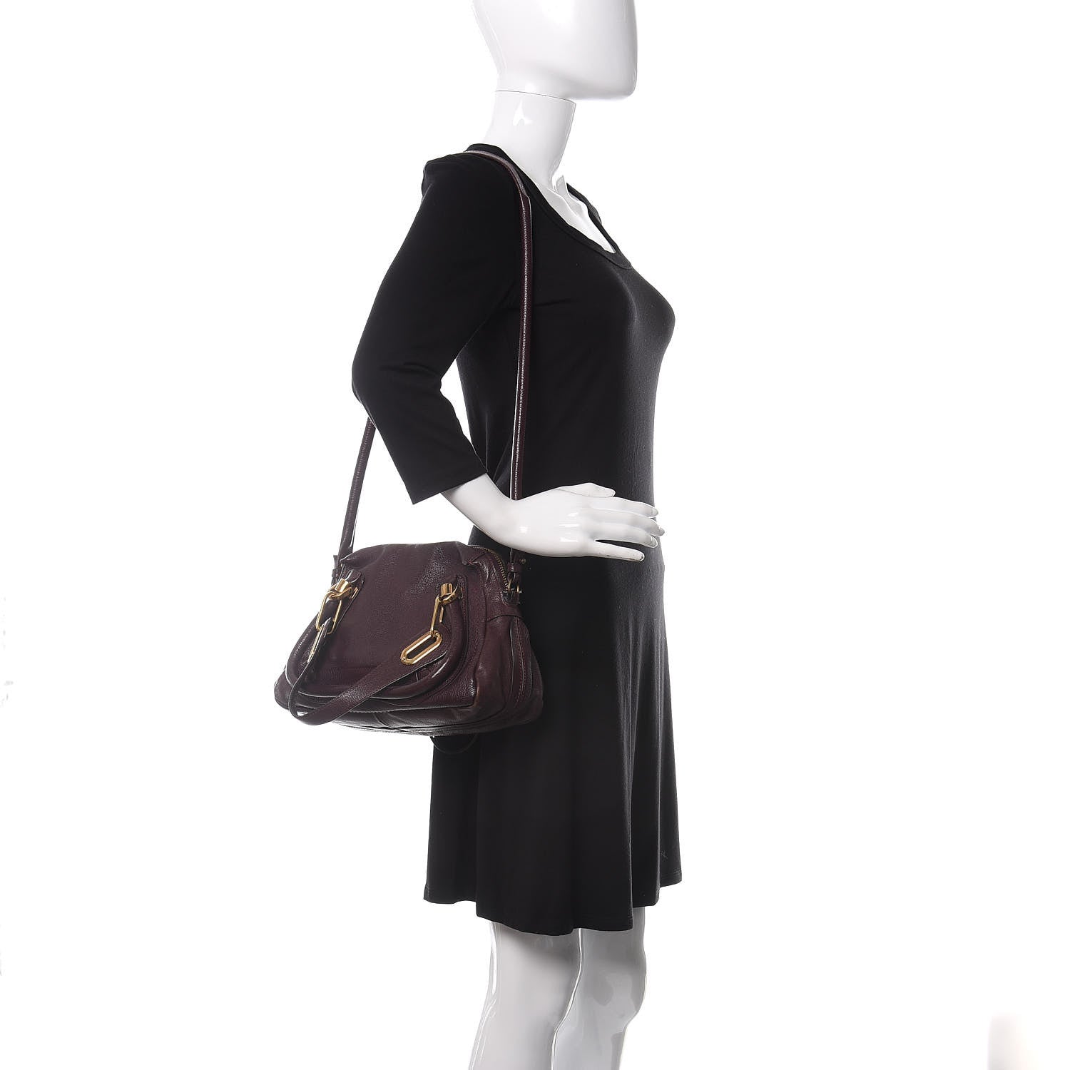 Chloe Calfskin Small Paraty Purple 2 of 11