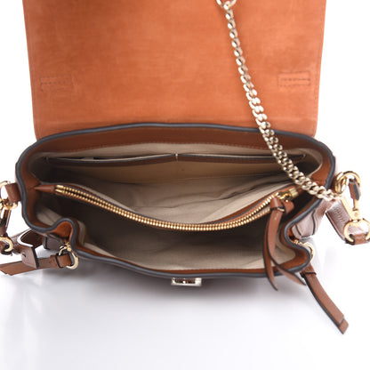 Chloe Calfskin Small Faye Day Shoulder Bag Tan 5 of 13