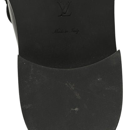 Louis Vuitton Calfskin Oversized Chain Academy Loafers 40 Black 9 of 9