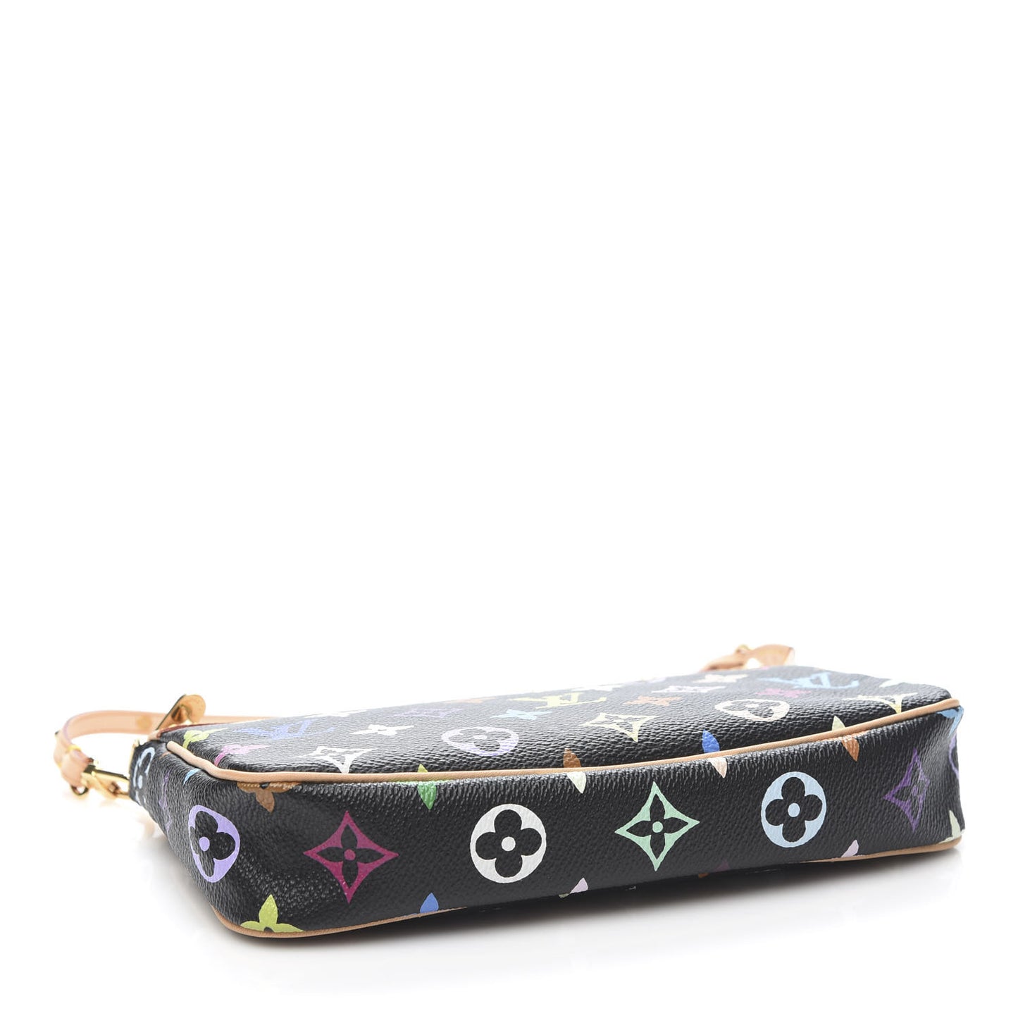 Monogram Multicolor Pochette Accessories Black