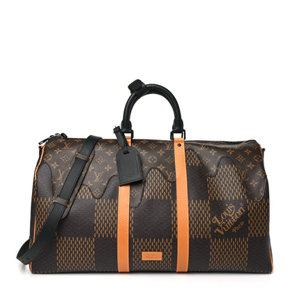 Louis Vuitton x Nigo Giant Damier Ebene Monogram Keepall Bandouliere 50 1 of 8